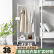 挂衣架落地卧室宿舍大学生收纳衣帽架门後转角简易置物架子晾衣架