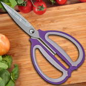 正士作强力厨房剪刀家用多功能不锈钢文具办公剪厨用鸡骨剪 包邮