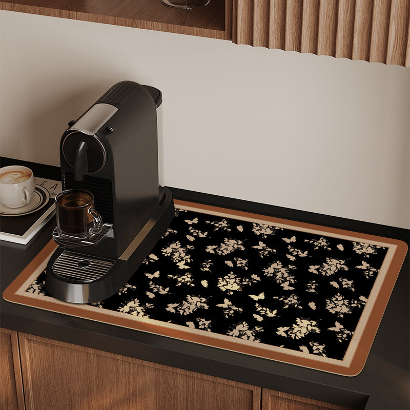科技皮台面吸水垫厨房洗碗池沥水垫吧台桌面防水垫咖啡机静音垫子,居家布艺,厨房地垫,淘宝优惠券,粉丝福利购,淘宝优惠卷