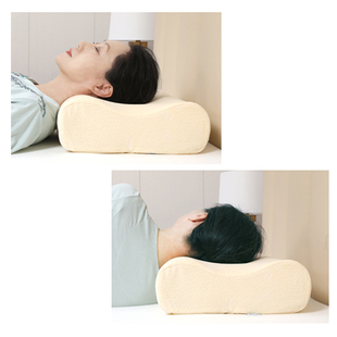 中老年颈椎牵引睡眠枕头加高硬枕不变形单人家用高枕三角垫腰枕垫