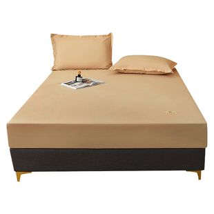 A类防水床笠单件五面全包隔猫尿床罩150x190床垫保护套防滑防尘罩