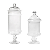 玻璃瓶糖果罐子带盖玻璃罩玻璃糖果罐子储物罐摆件装 欧式 饰 包邮