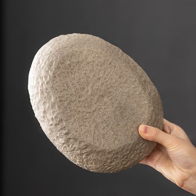 仿石头陶瓷花盆家用盆栽盆子水培器皿水仙铜钱草碗莲专用盆睡莲盆