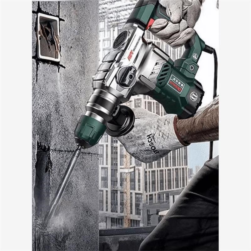 德硕电锤电镐大功率电锺电动冲击钻打混凝土电捶稿两用多功能电搞