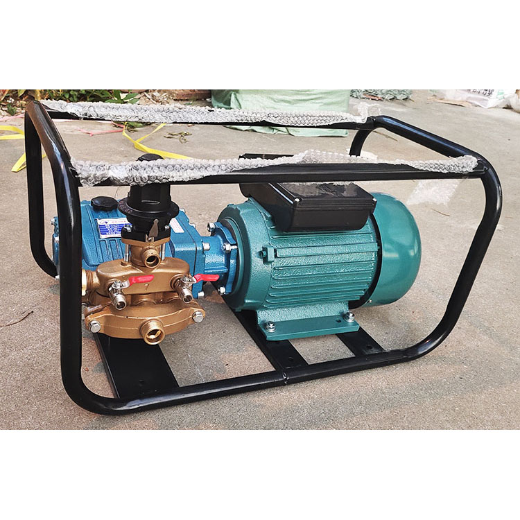2.2KW四级铜电机海顺J25M型直连高压泵喷雾机组电动直联式打药器