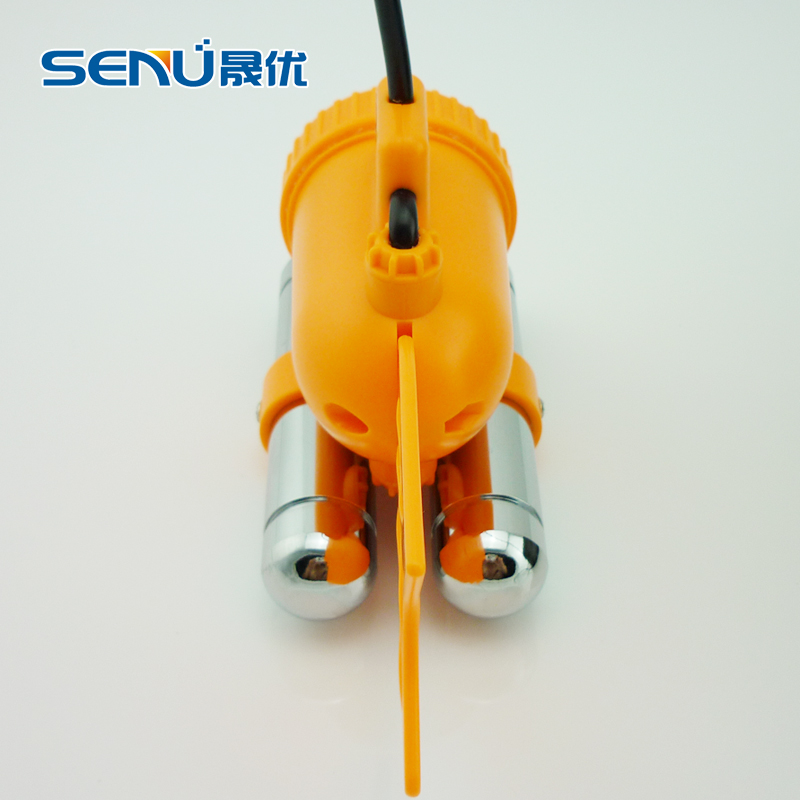 高清水下摄像头颗灯防水0米线长可视探鱼器打捞捞泵看船尺井壁