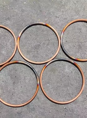 铜圆环定制圆圈弯圆零件加工圆形螺旋圈盘管弯管铜管铁管圈