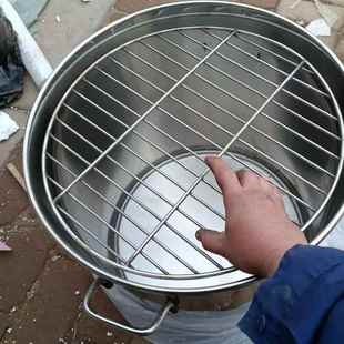 蒸盘圆形蒸笼铁锅炖防粘锅蒸架蒸锅笼屉大锅蒸馒头篦子蒸笼架