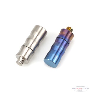 纯钛迷你便携式药盒创意急救药瓶密封防潮药片药丸小薬盒