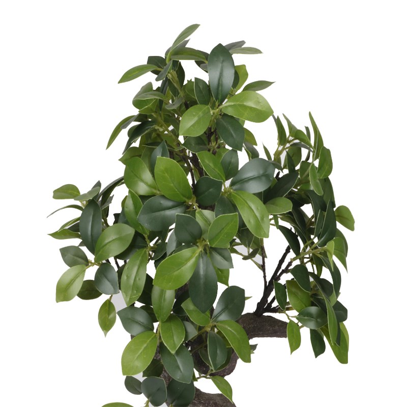 仿真迷你榕叶桌摆盆栽米盆景小叶榕胶榕装饰摆件假树爆款直销