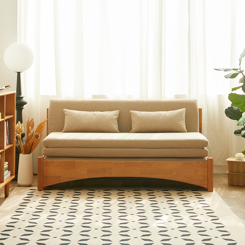 实木沙发床折叠两用沙发床一体两用伸缩多能可折叠现代小户型