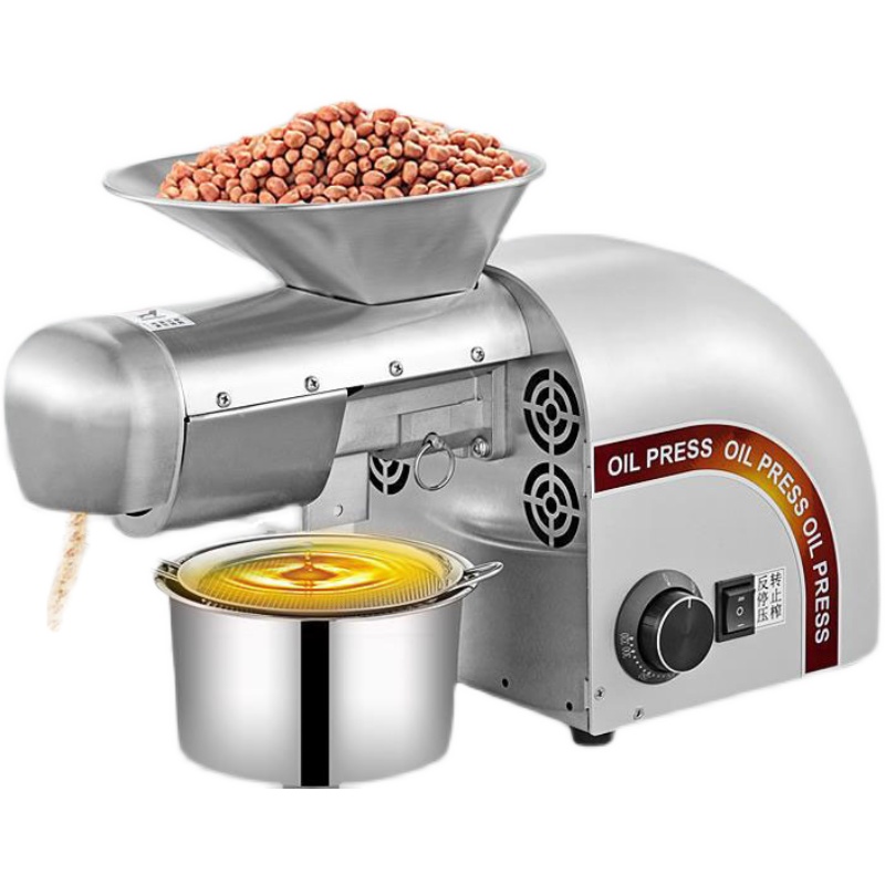 万凤新款多功能榨油机家用全自动小型机器菜籽冷热炸油机商用油坊