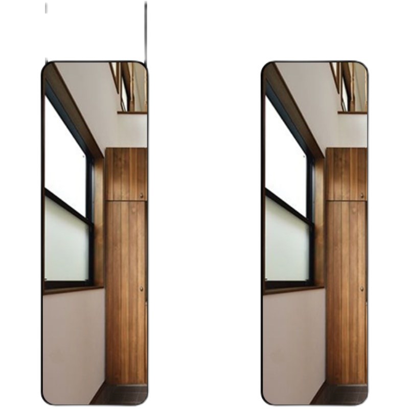 门后镜子全身穿衣镜家用卧室壁挂墙学生贴墙自粘宿舍挂门试衣镜