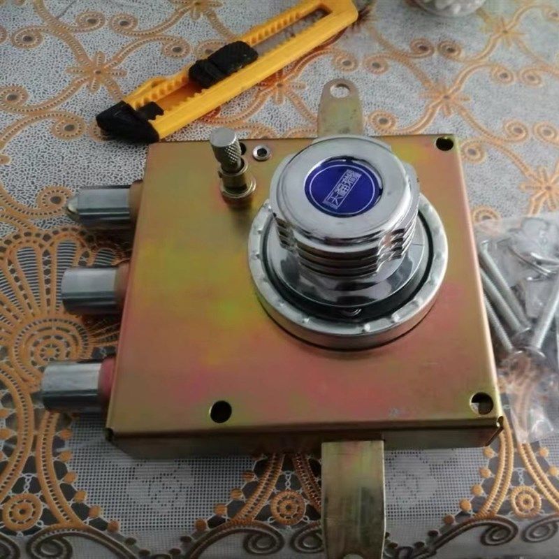 防盗门锁更换大门老式锁芯十字锁自动锁自动碰锁旋钮C级防盗门