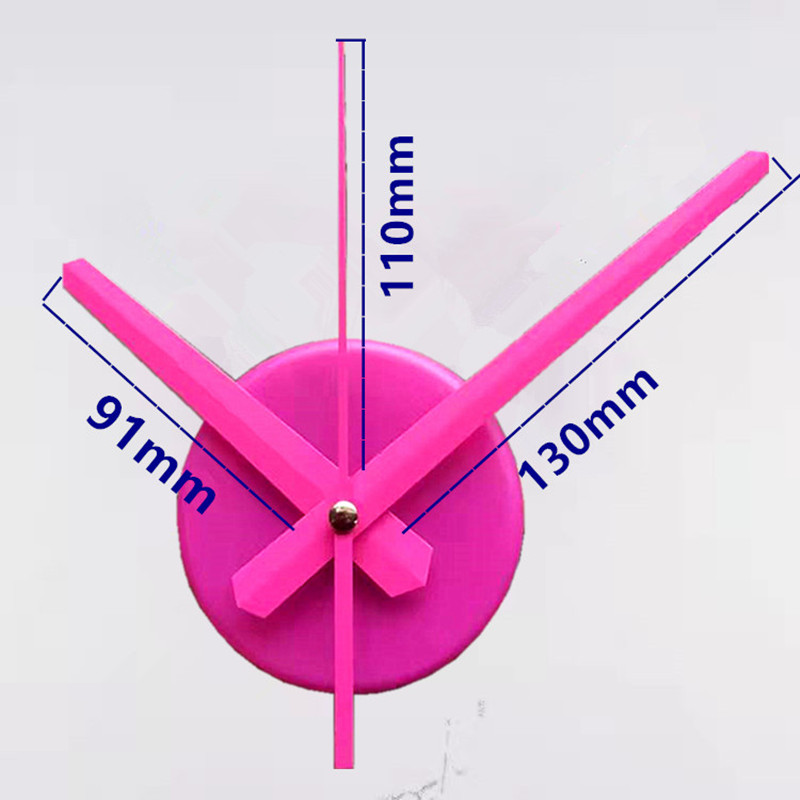 超静音DIY钟表盘彩色塑料挂钟圆盘机芯十字绣钟表配件表芯钟芯