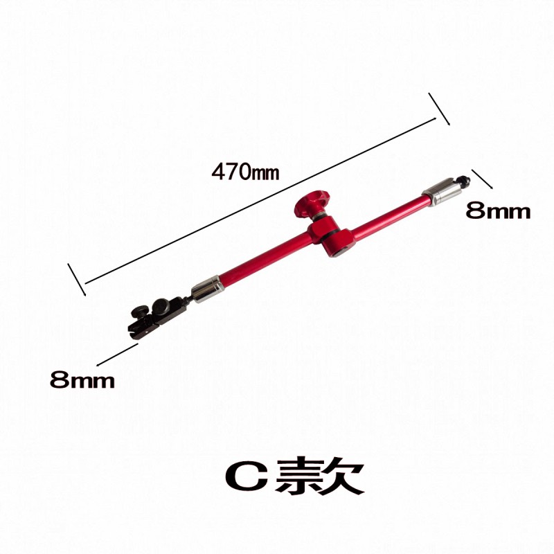 万向磁性表座表杆千分表百分表坐万能可调节支架夹具加长磁性表杆