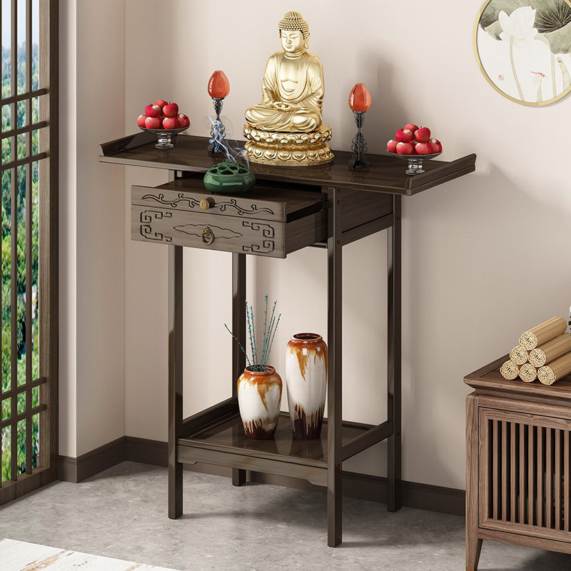 新中式玄关柜极窄轻奢条案几实木玄关桌子靠墙供桌香案家用端景台,住宅家具,玄关台,淘宝优惠券,粉丝福利购,淘宝优惠卷