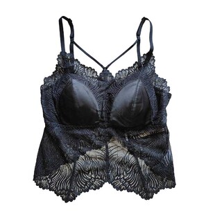 轻奢内衣女法式蕾丝吊带高级感西装内搭镂空美背上衣夏防走光背心