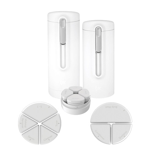 香港Tic四合一旅行分装收纳瓶出差便携神器沐浴液化妆护肤品套装