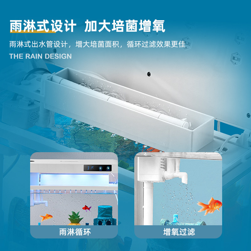 2023新款鱼缸客厅小型水族箱金鱼缸迷你生态玻璃桌面家用斗鱼缸,宠物/宠物食品及用品,桌面缸,淘宝优惠券,粉丝福利购,淘宝优惠卷