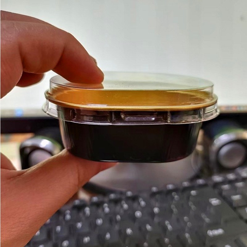 半熟芝士包装盒铝箔模具单个慕斯乳酪酸奶布丁榴莲蛋糕椭圆形盒子