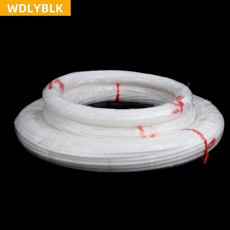 整卷四氟管乳白色铁氟龙管硬管FEP/PF/F管 耐酸碱聚四氟乙烯管