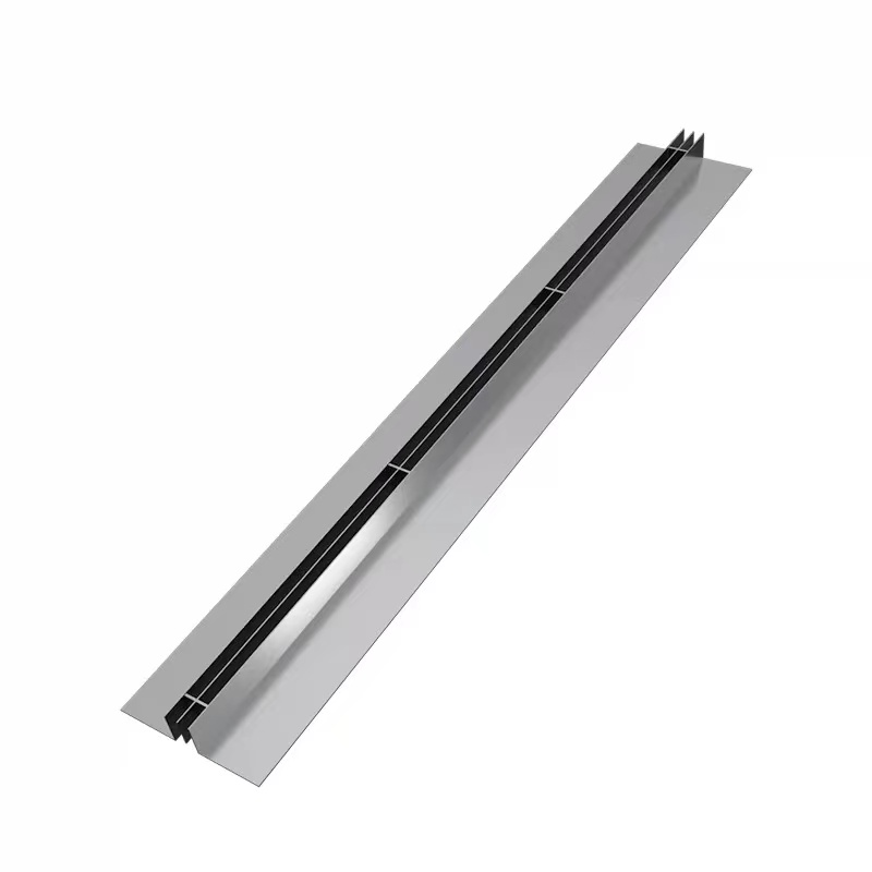 锈钢线性排水沟盖板广场U形水槽缝隙式锈钢盖板排水沟定制