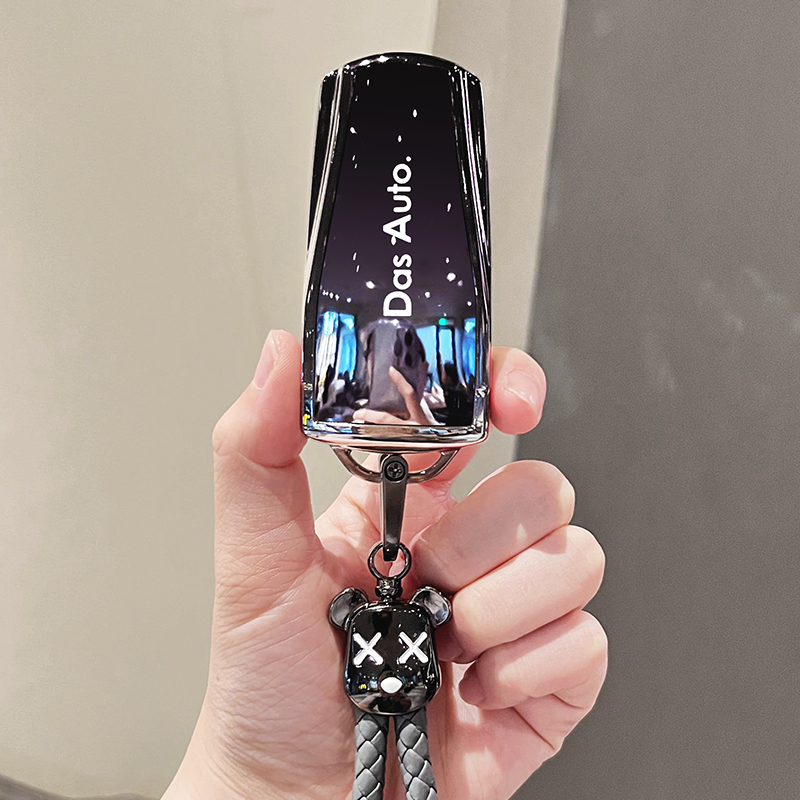 大众迈腾B7钥匙套老款CC一键启动专用女汽车12/13/15/16款男扣壳