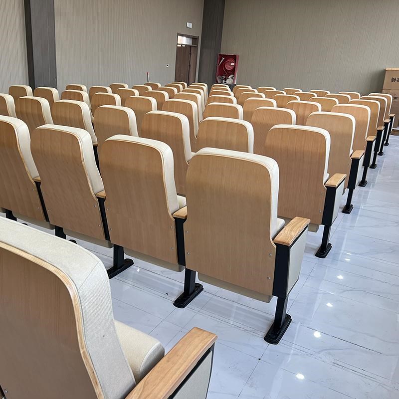 报告厅礼堂椅会议培训教室连排椅音乐厅影剧院报告路演厅软包座椅