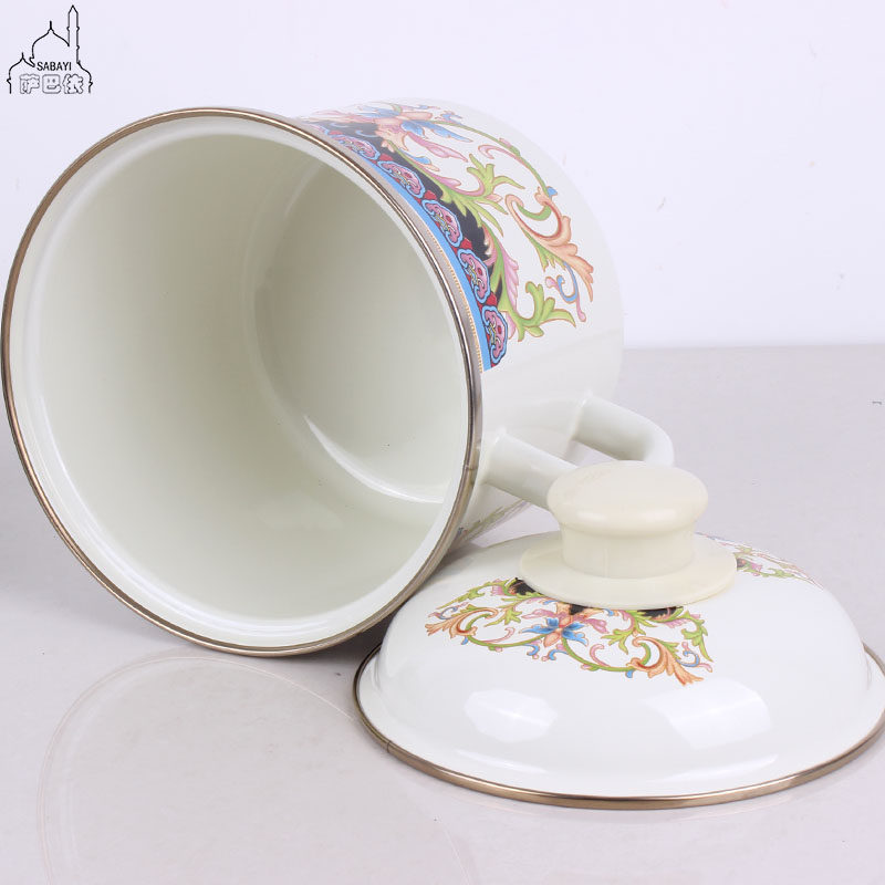 新疆饭店加厚搪瓷杯奶茶杯缸缸肉缸子肉搪瓷缸子缸子大茶杯,特色手工艺,其他特色工艺品,淘宝优惠券,粉丝福利购,淘宝优惠卷