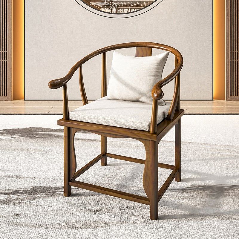 实木太师椅圈椅人椅官帽椅禅椅靠背椅新椅子家用牛角椅餐椅,住宅家具,圈椅,淘宝优惠券,粉丝福利购,淘宝优惠卷