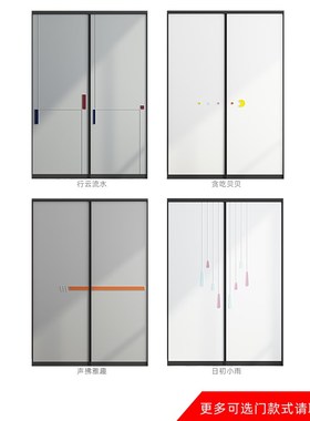NF级实木柜体家用卧室推拉滑移门现代无漆多层板加顶柜
