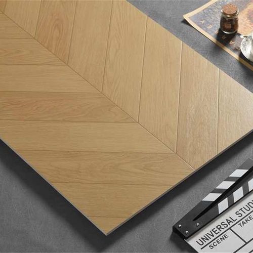 复古法式奶油风全瓷卧室客厅地砖人字拼仿木纹鱼骨纹