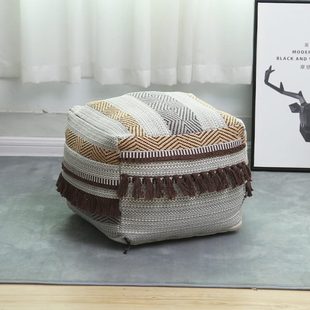 蒲团垫子懒人客厅沙发可拆洗旧衣物收纳坐垫 墩子凳搁脚凳家用日式