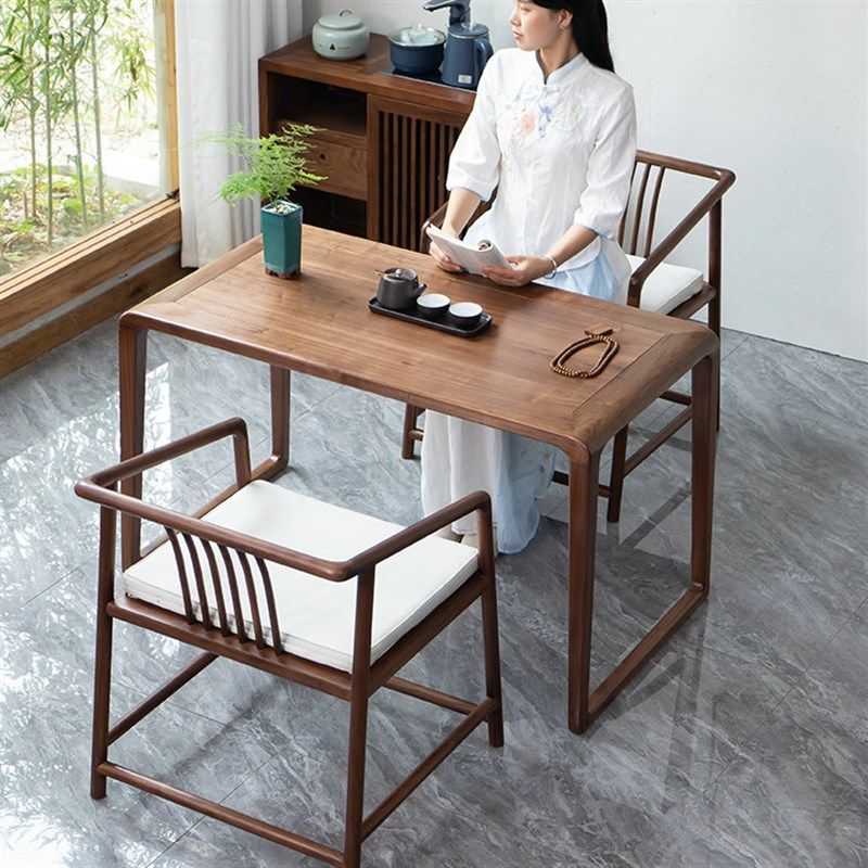 新阳台茶桌实木家用小户型茶台老榆木喝茶桌椅,住宅家具,家用茶台/茶桌,淘宝优惠券,粉丝福利购,淘宝优惠卷