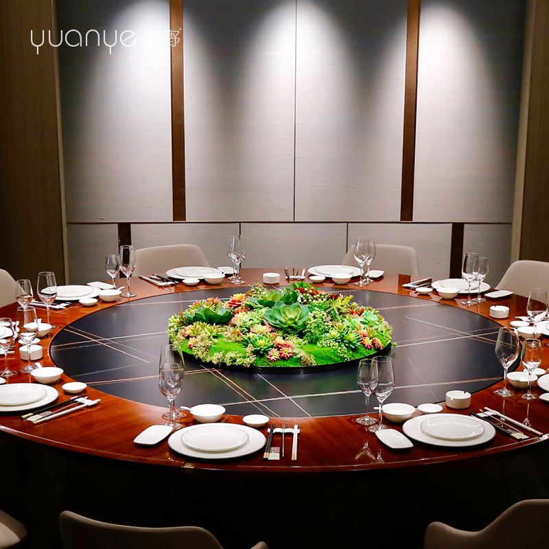 酒店绿植多肉端餐桌摆饭店仿真圆桌面装饰假摆设件,家居饰品,仿真花/假花,淘宝优惠券,粉丝福利购,淘宝优惠卷