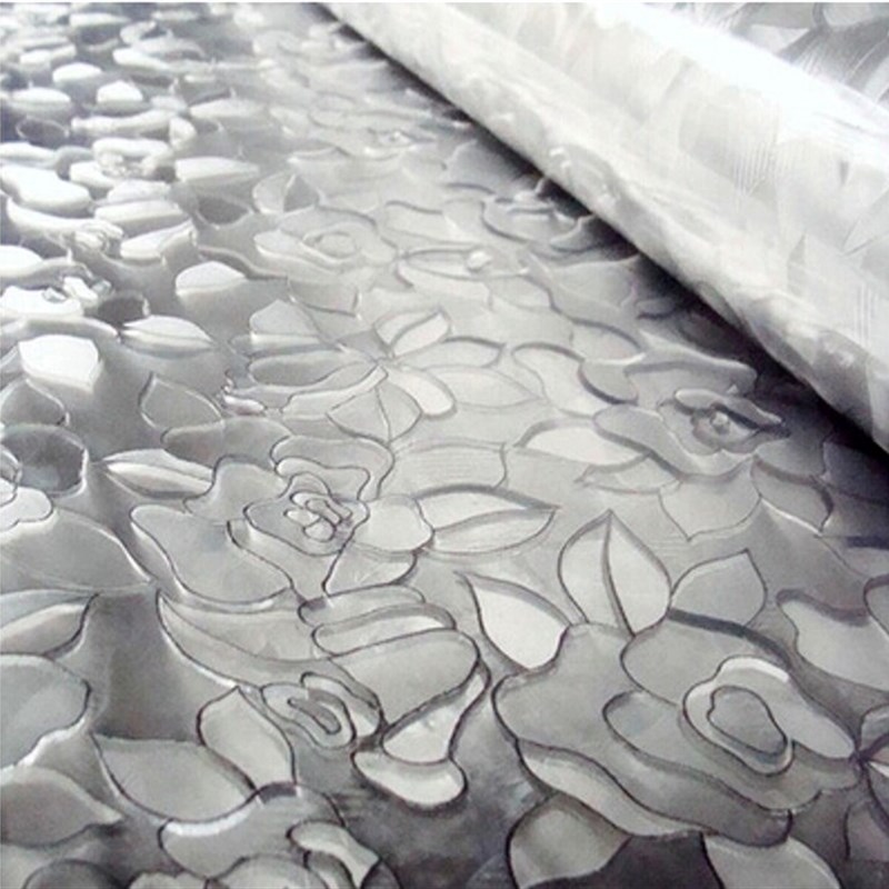 磨砂软质塑料玻璃板 玫瑰花印花PC水晶垫防水免洗桌布茶几餐桌垫