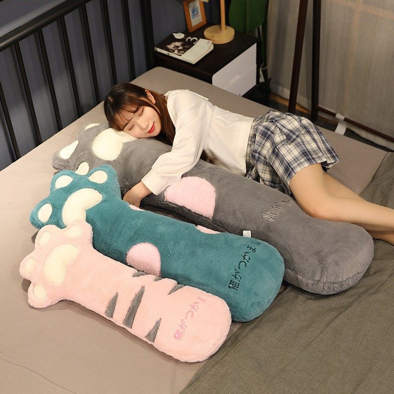 男生款侧睡夹腿卡通长条枕靠垫女床上抱睡拆洗猫爪抱枕睡觉,玩具/童车/益智/积木/模型,毛绒/玩偶/公仔/布艺类玩具,淘宝优惠券,粉丝福利购,淘宝优惠卷