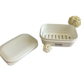 bdo旅行皂盒沥水肥皂盒简约香皂盒双层香皂盒北欧简约学生塑料