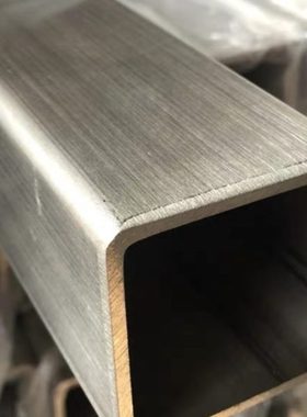 不锈钢304方管201圆管316矩形管45*35异形扶手管可激光开孔切割