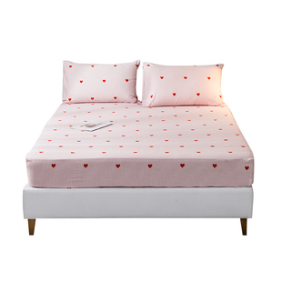 纯棉床笠款床单防滑固定床罩单件全棉一米八床垫保护床套罩可定制