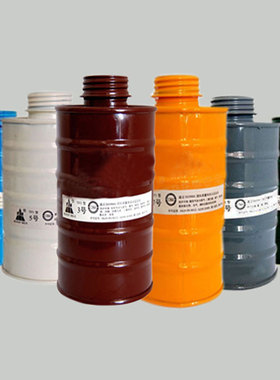 唐人134578号滤毒罐 配TF1A TF6D防毒面具 防一氧化碳毒气滤毒盒