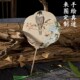 手绘定制古风扇子夏天扇子水墨风国画中式 茶馆民宿旅游拍照道具