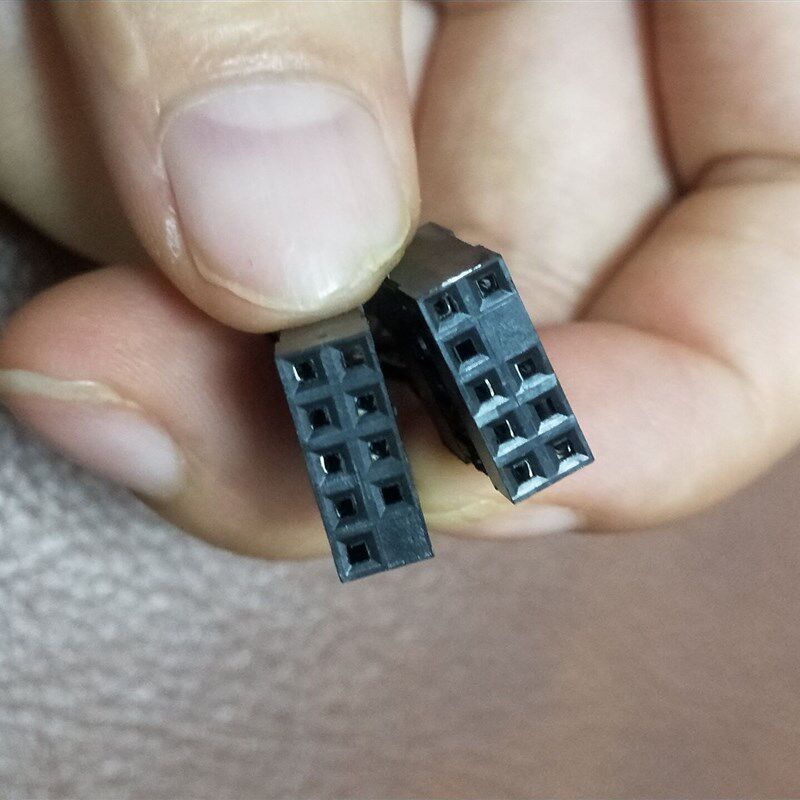 包邮电脑机箱 前置面板 USB/音频 接口面板线长60CM音频(AC97)