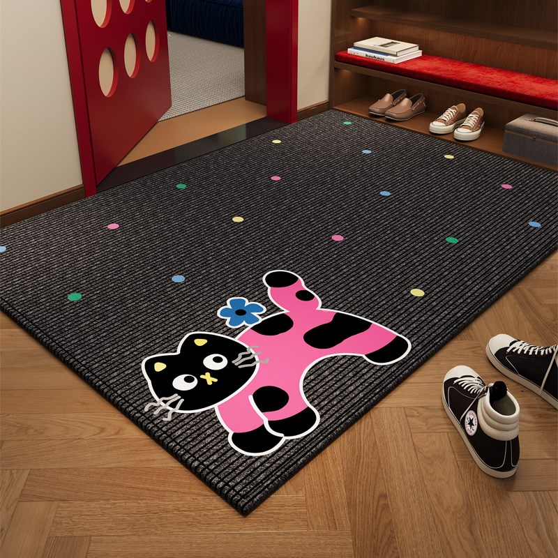 卡通进门地垫入户门垫家用门口可擦免洗防滑耐脏脚垫玄关门外地毯