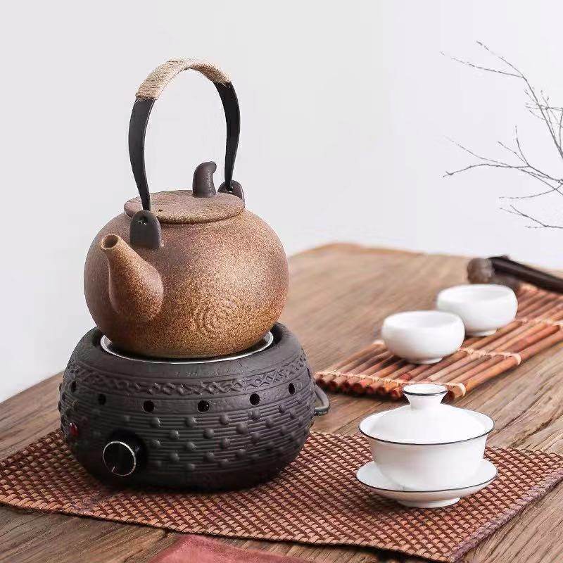 老岩泥电陶茶炉家用中式泡茶无辐射静音煮水茶艺热奶加温不挑壶