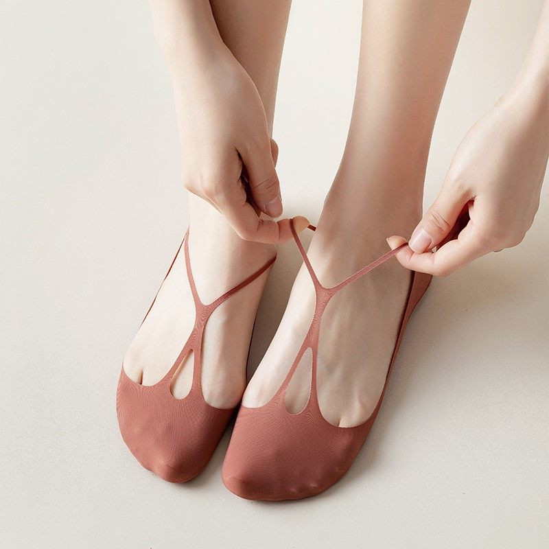 吊带袜套女浅口隐形船袜夏季薄款纯棉毛巾底防滑高跟鞋袜子不掉跟,女士内衣/男士内衣/家居服,船袜,淘宝优惠券,粉丝福利购,淘宝优惠卷
