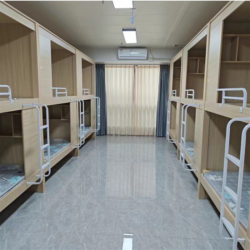 民宿宾馆青旅宿舍床上下铺双层床成人公司学生加厚太空舱床学校