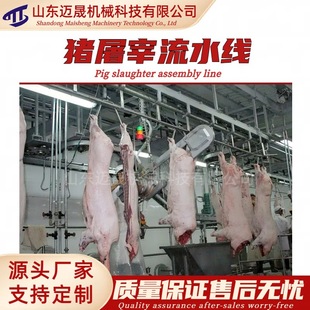 大型全自动猪屠宰流水线 不锈钢猪宰杀成套设备 小型猪屠宰设备