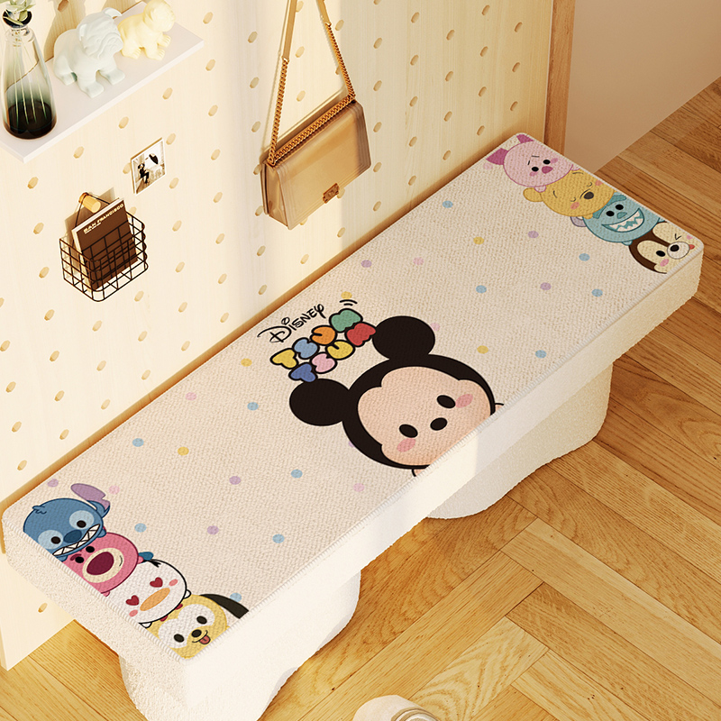 卡通换鞋凳坐垫入户门鞋柜屁垫家用玄关防滑椅垫定制软包卡座垫子